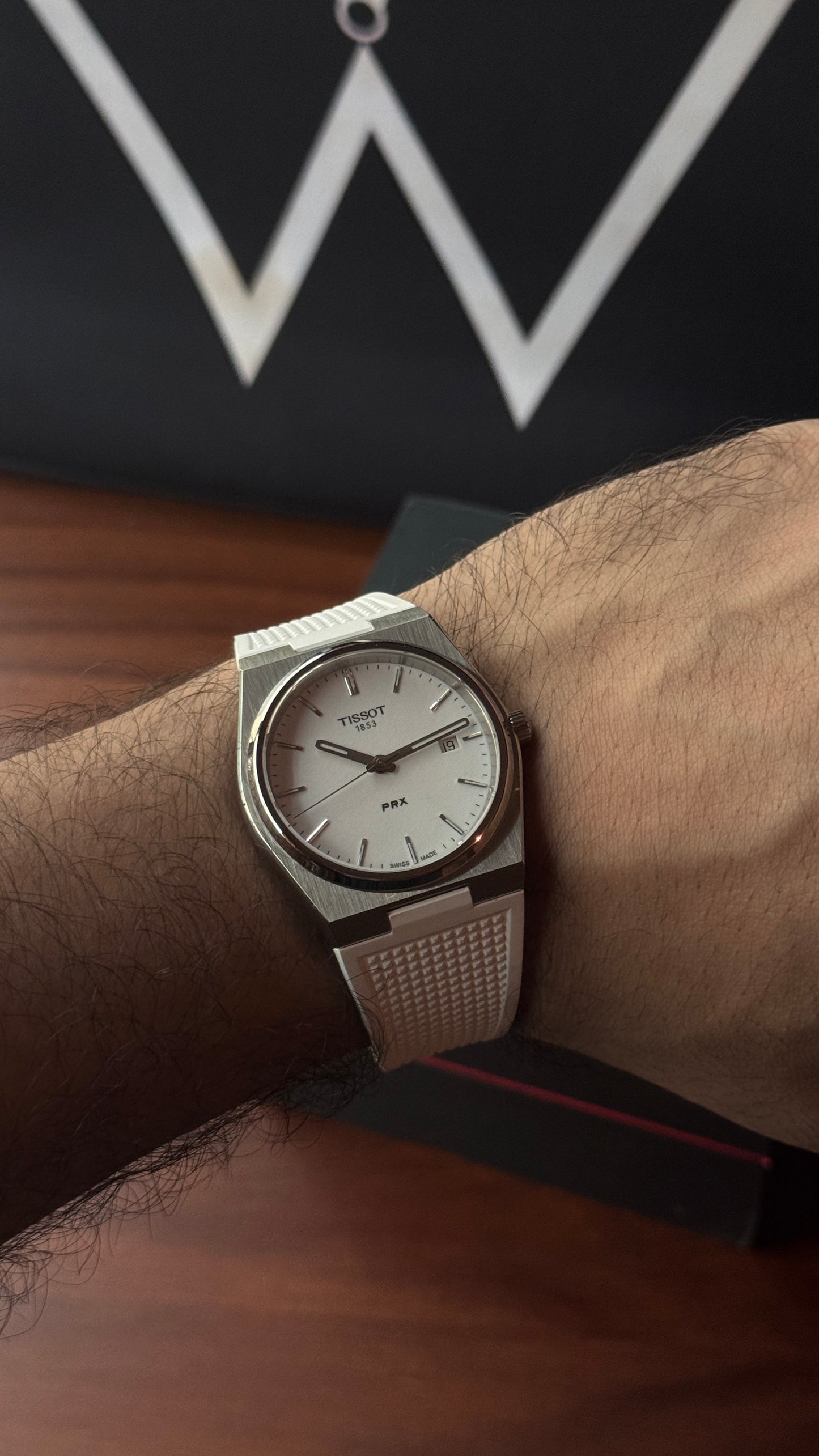 Tissot PRX White Full Lume