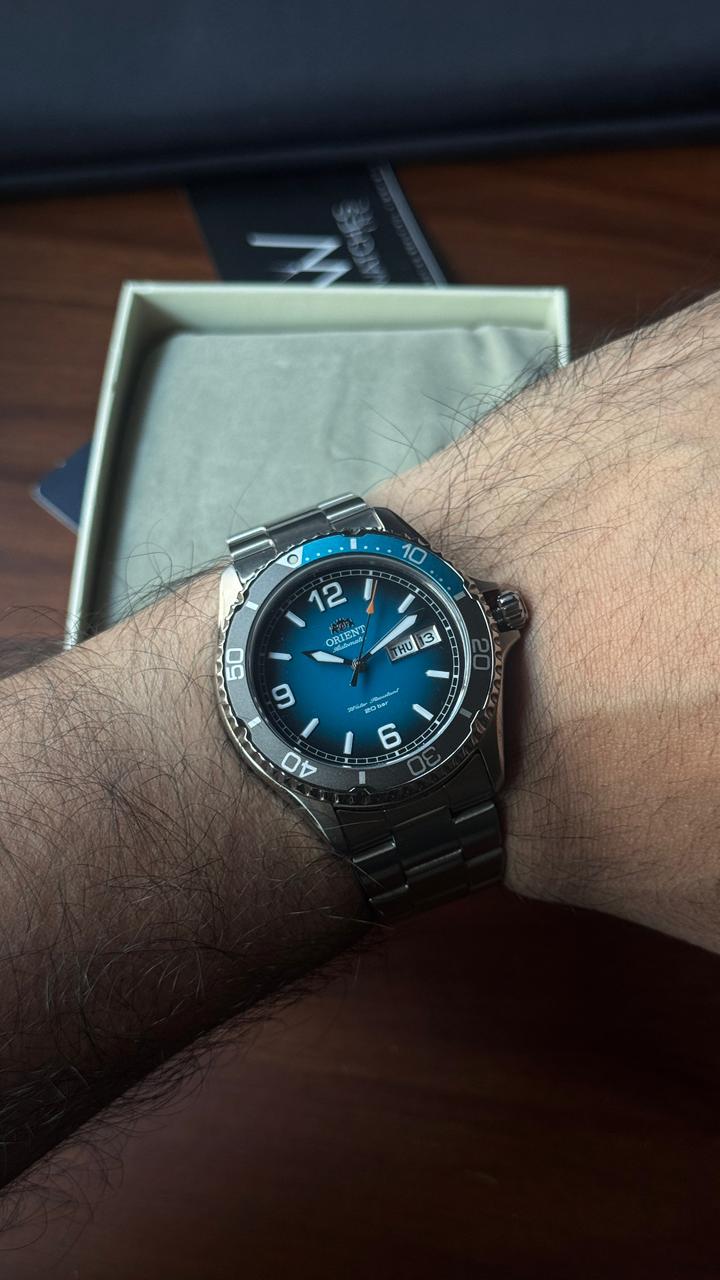 Orient Teal Diver Mako III RN-AA0816L