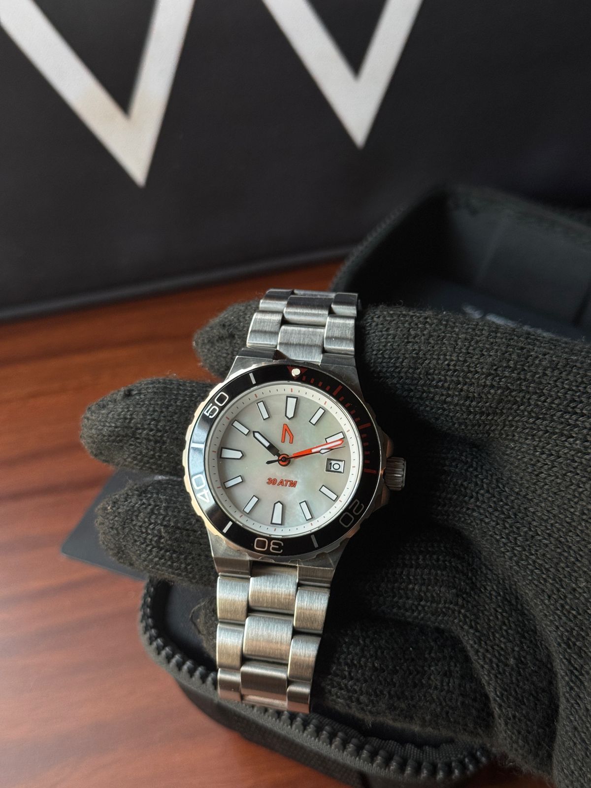 Ugly Watch Co 300m Diver White MOP