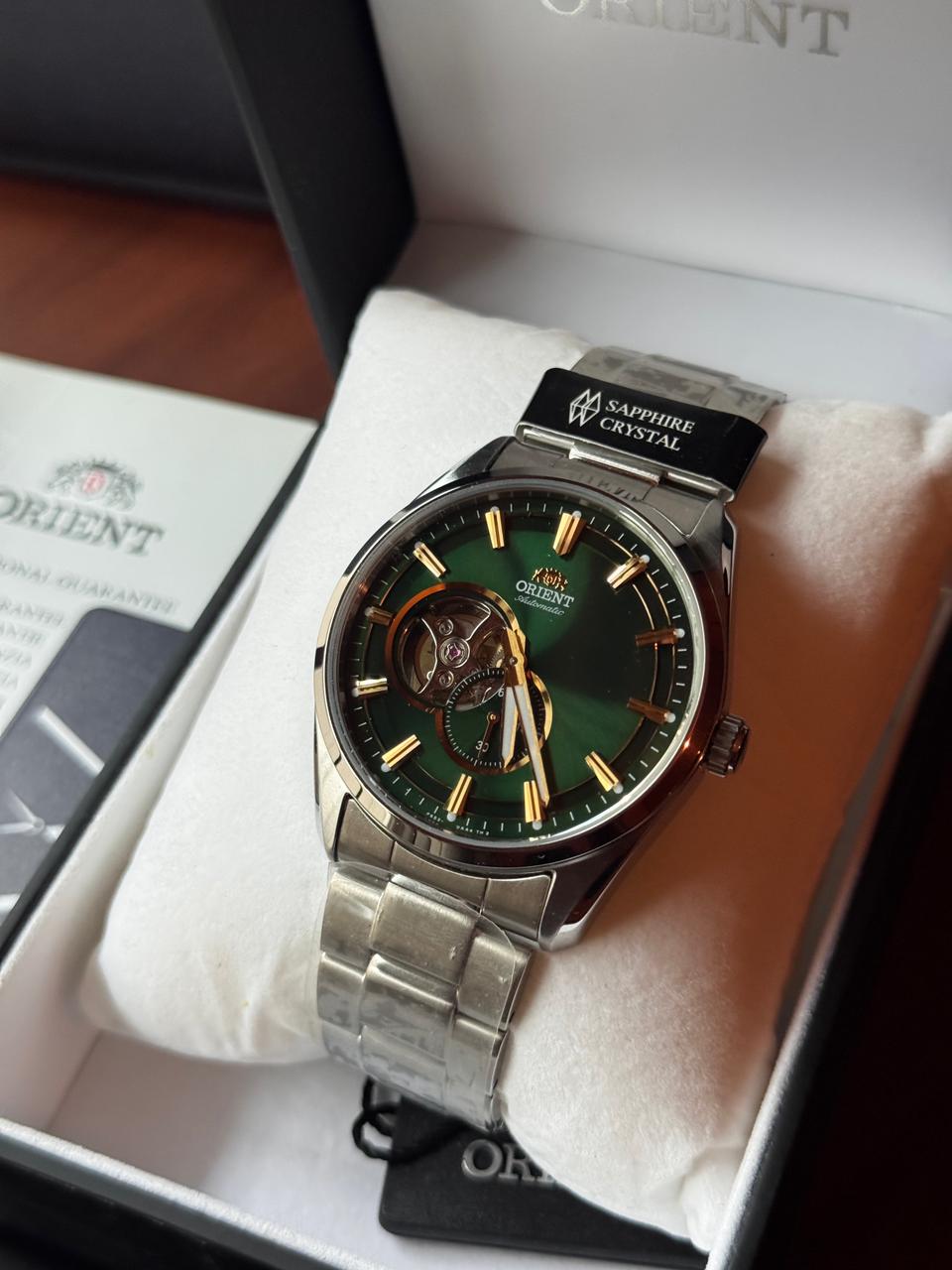 Orient Green Open Heart RA-0008E