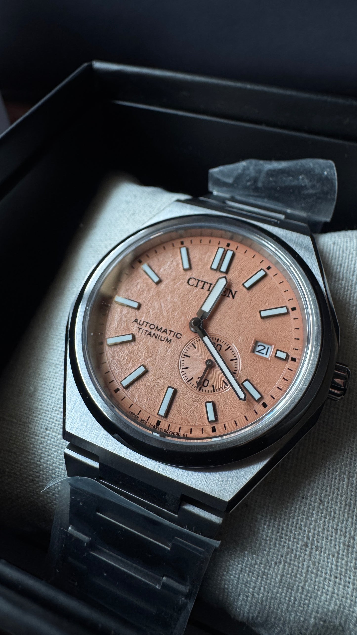 Citizen Zenshin Automatic Salmon