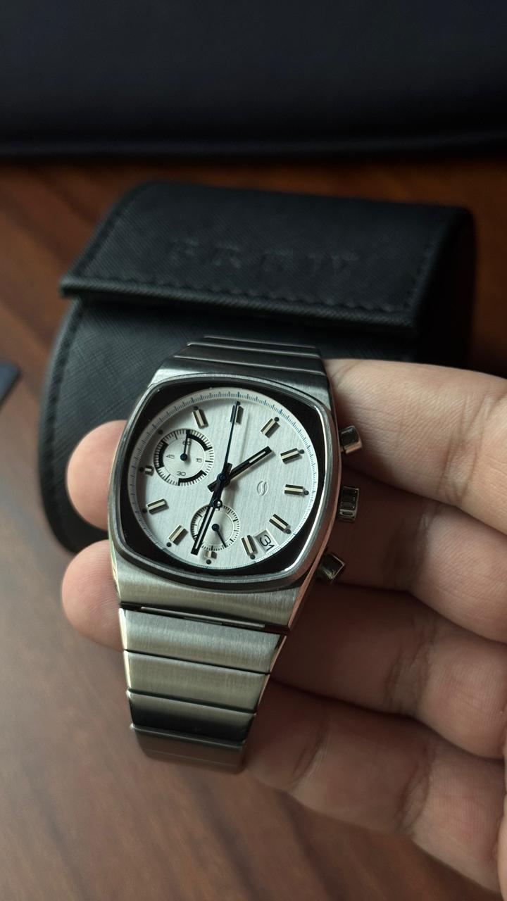 Brew Metric Steel Chronograph