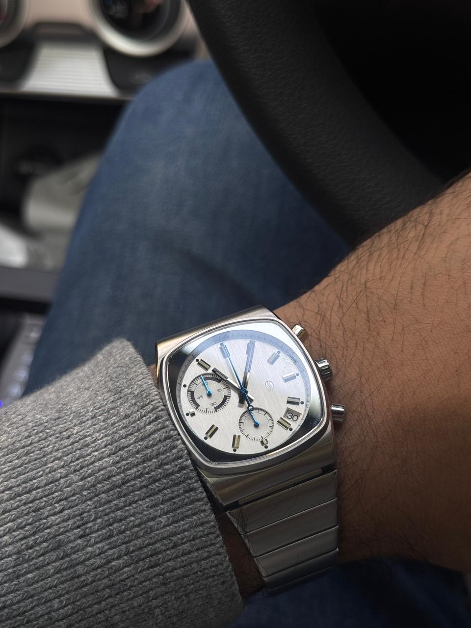 Brew Metric Steel Chronograph