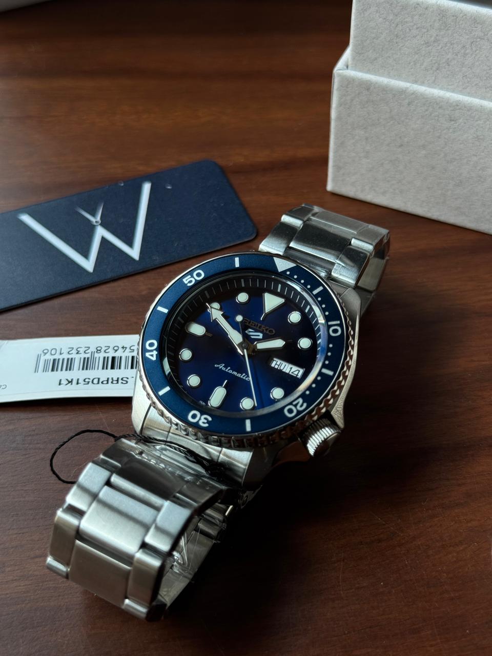 Seiko 5 Sports SRPD51 Blue Dial