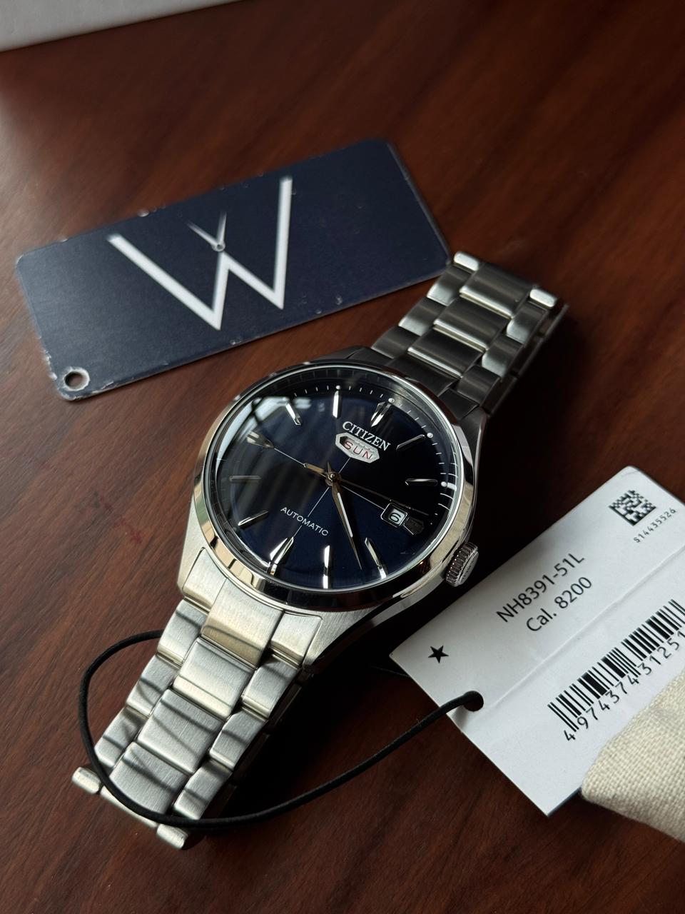 Citizen Navy Blue Day Date NH8391-51L