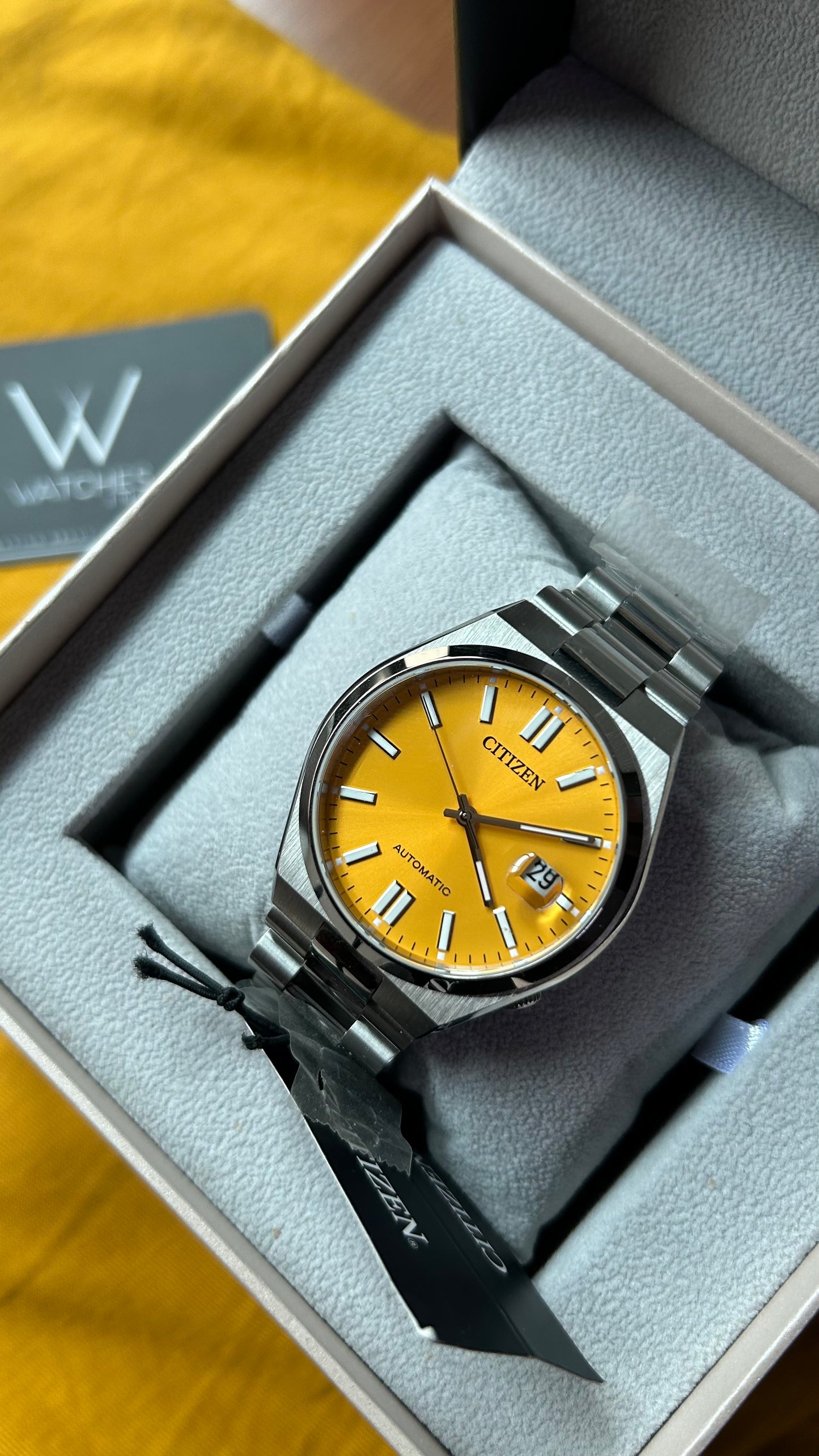 Citizen Tsuyosa Yellow