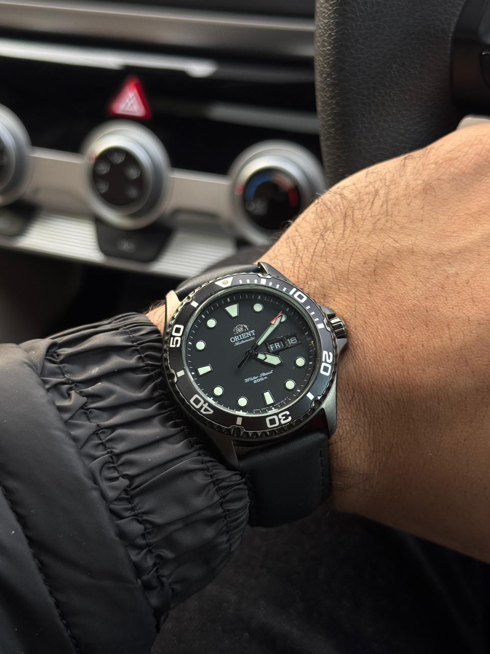 Orient Ray Raven II Black Diver