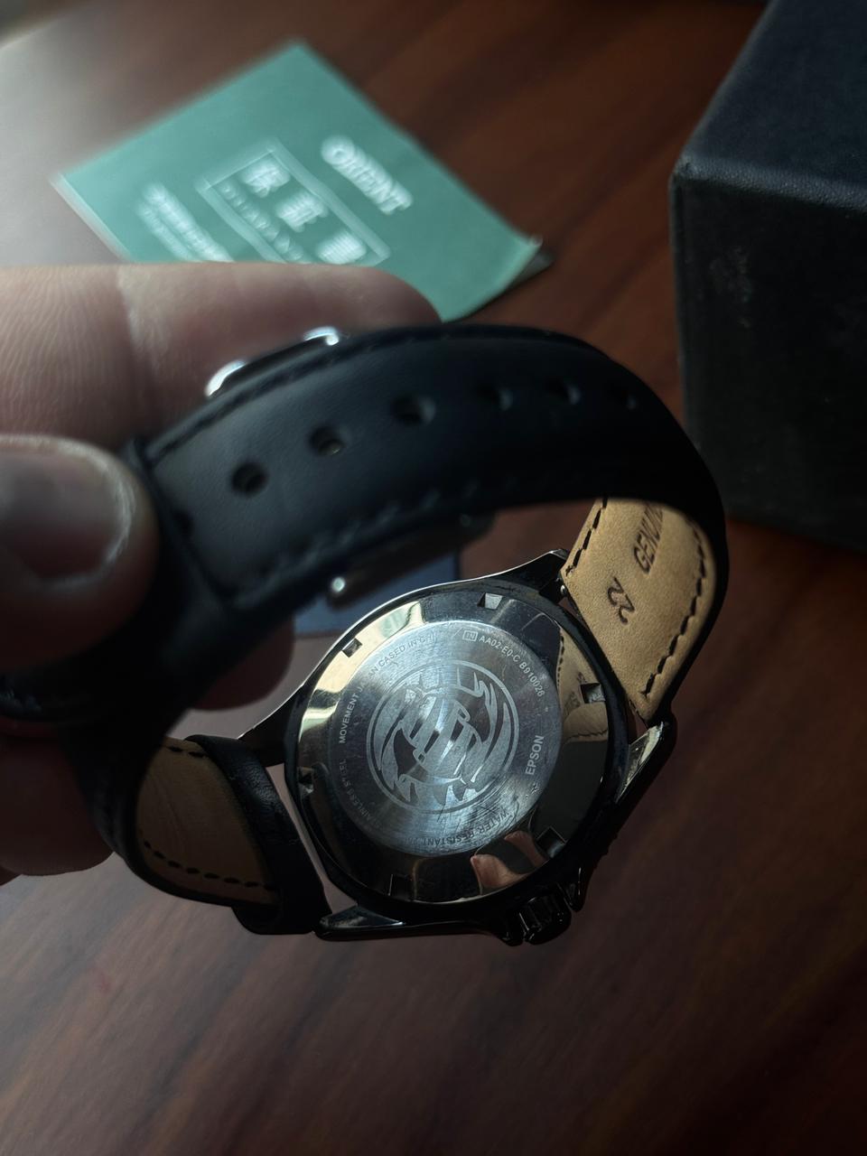 Orient Ray Raven II Black Diver