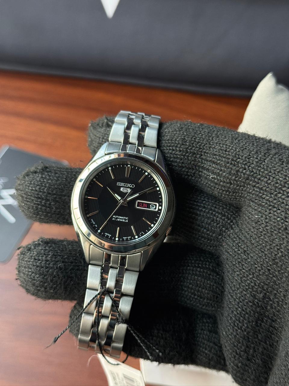 Seiko 5 Black SNKL23J1