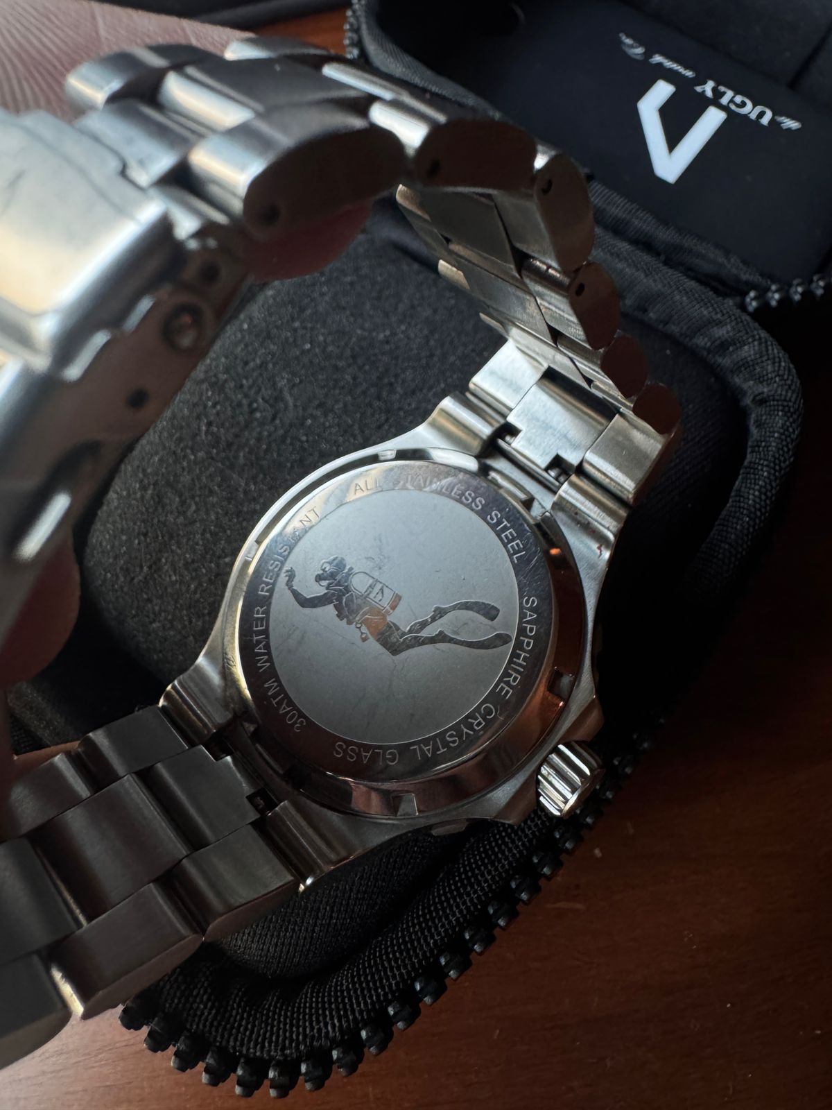 Ugly Watch Co 300m Diver White MOP
