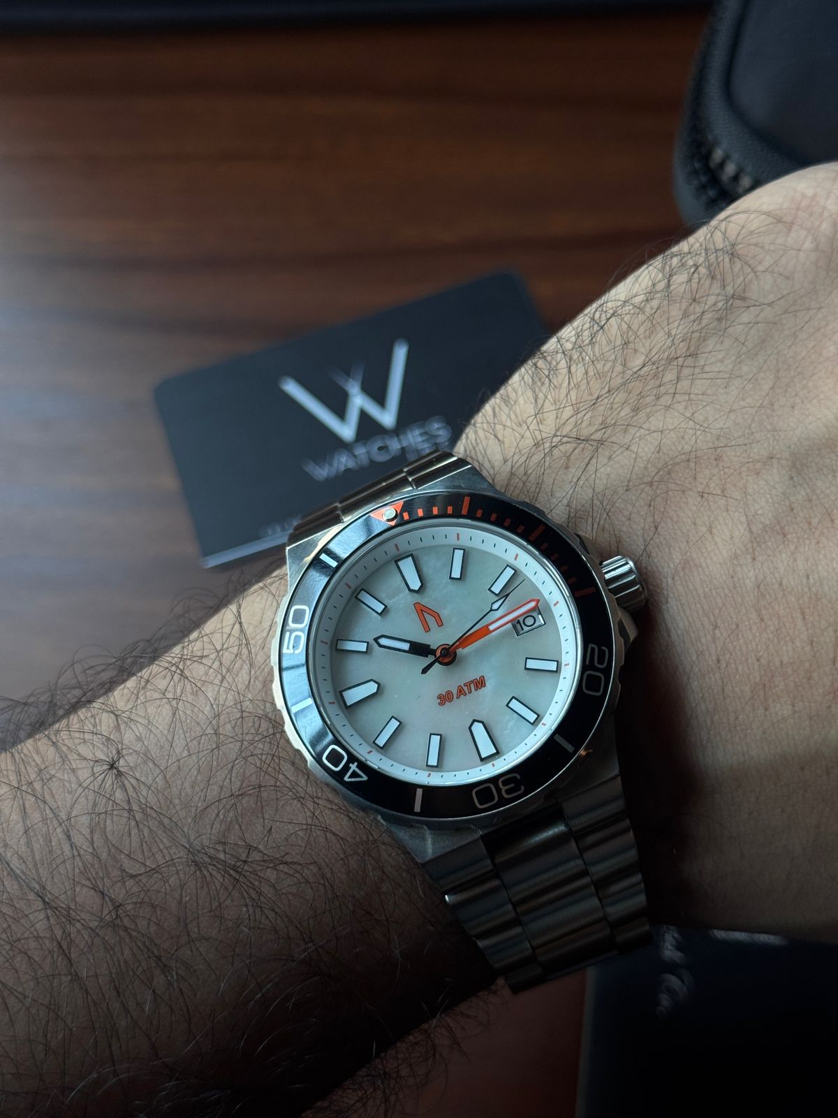 Ugly Watch Co 300m Diver White MOP