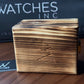 Watches Inc Premium Burnished Pine Watch Box - Single Slot