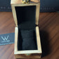 Watches Inc Premium Burnished Pine Watch Box - Single Slot