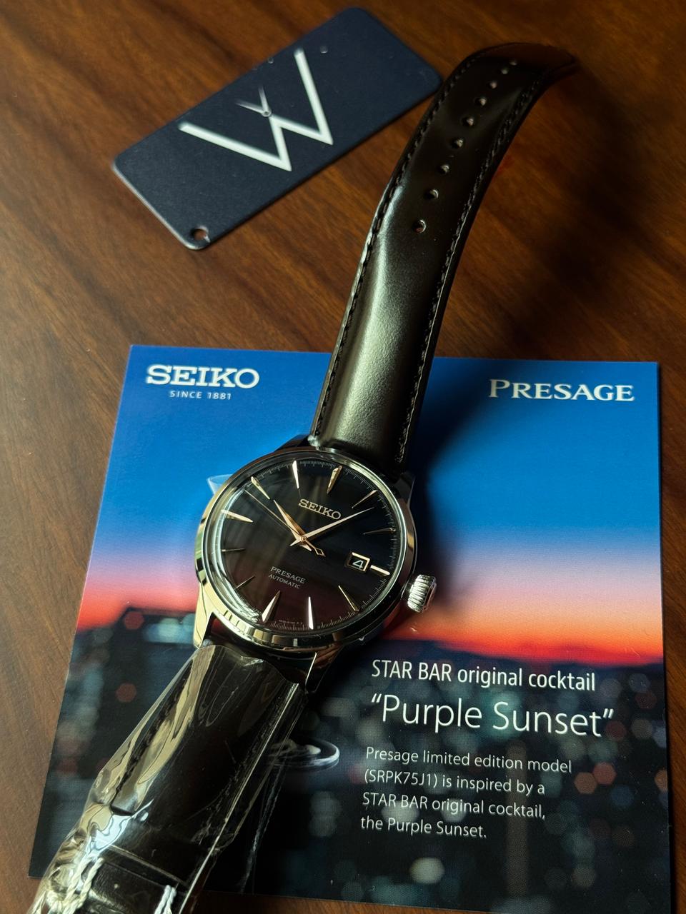 Seiko Presage STAR BAR SRPK75 Limited Edition